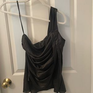 BCBG Max Azria One Sided black top